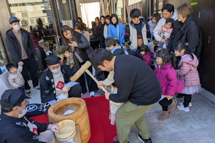 【オーナー様限定イベント】1月「もちつき大会」を開催しました！