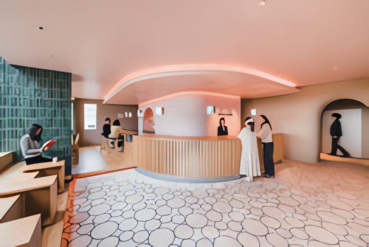 THE TSUBAKIMORI Hotel & Residenceのフロント